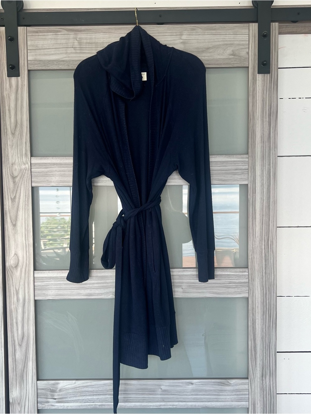 Soma L/XL Knit robe in Deep Blue